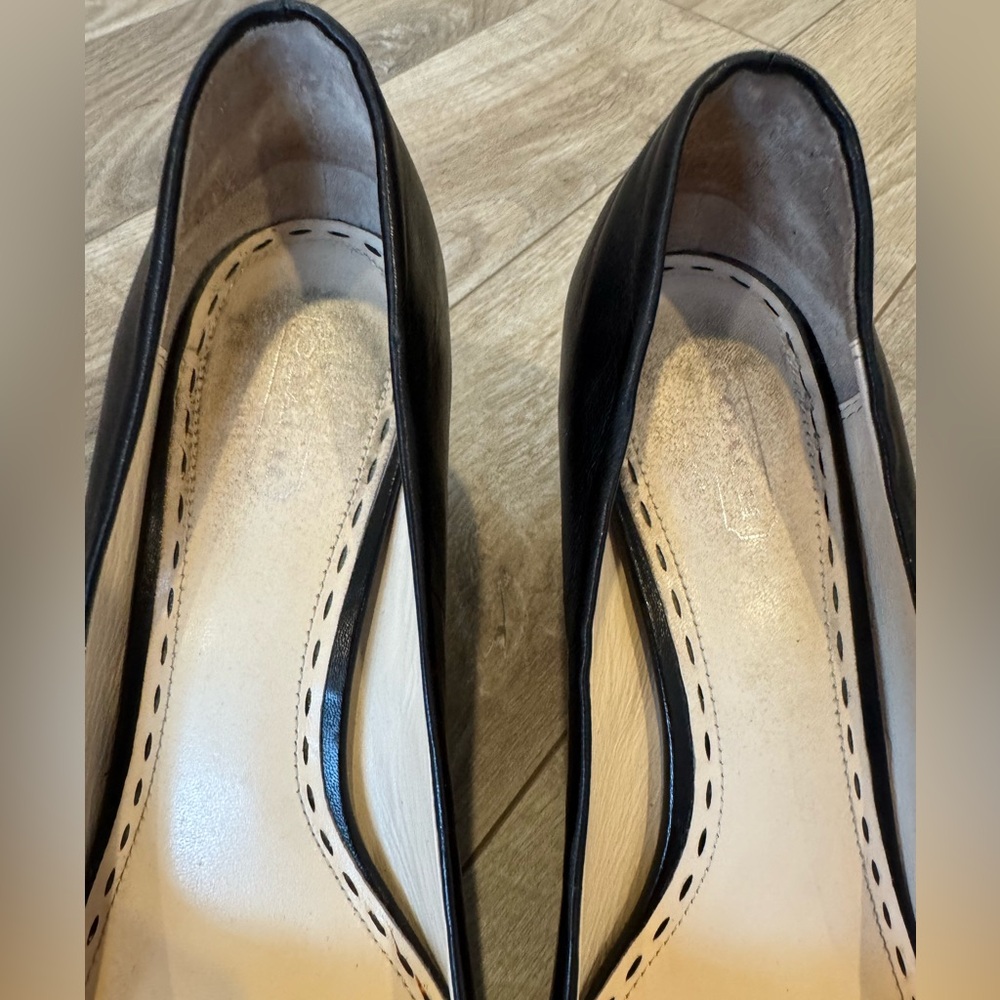 Coach Women’s Missy 2.5 Heel Black Leather Pumps size 39 - Picture 5 of 10